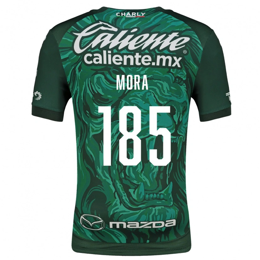 Danxen Pánské Christopher Mora #185 Zelená Černá Domů Hráčské Dresy 2026/27 Dres