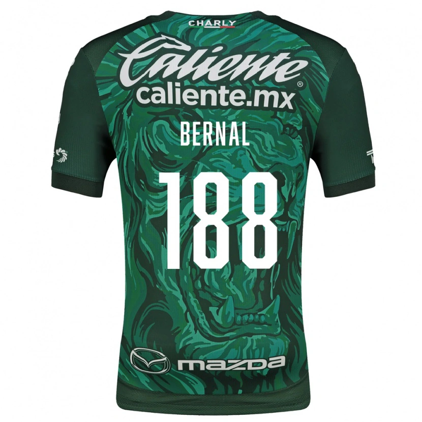 Danxen Pánské Juan Bernal #188 Zelená Černá Domů Hráčské Dresy 2026/27 Dres