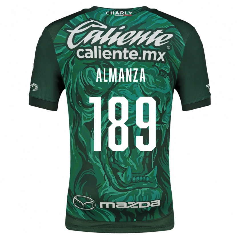Danxen Pánské Román Almanza #189 Zelená Černá Domů Hráčské Dresy 2026/27 Dres