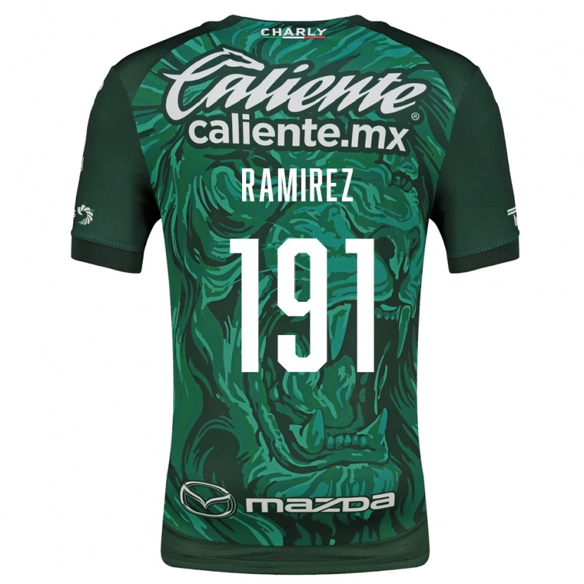 Danxen Pánské Ian Ramírez #191 Zelená Černá Domů Hráčské Dresy 2026/27 Dres