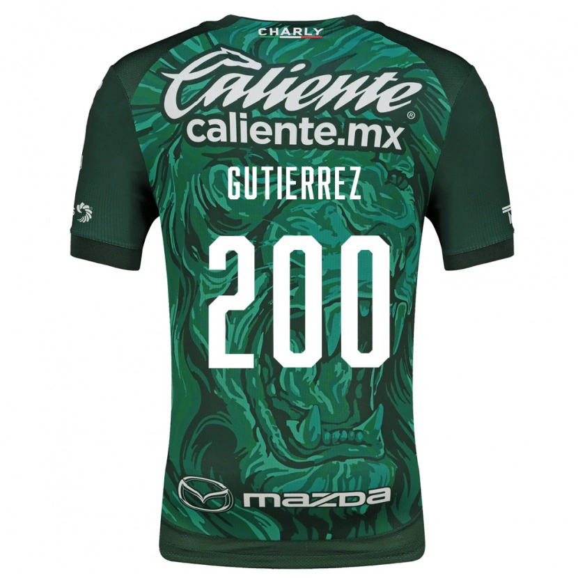 Danxen Pánské Alan Gutiérrez #200 Zelená Černá Domů Hráčské Dresy 2026/27 Dres