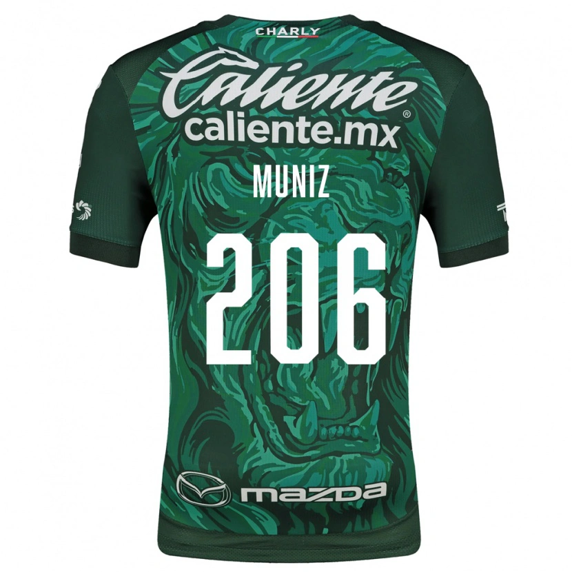 Danxen Pánské Isaác Muñíz #206 Zelená Černá Domů Hráčské Dresy 2026/27 Dres