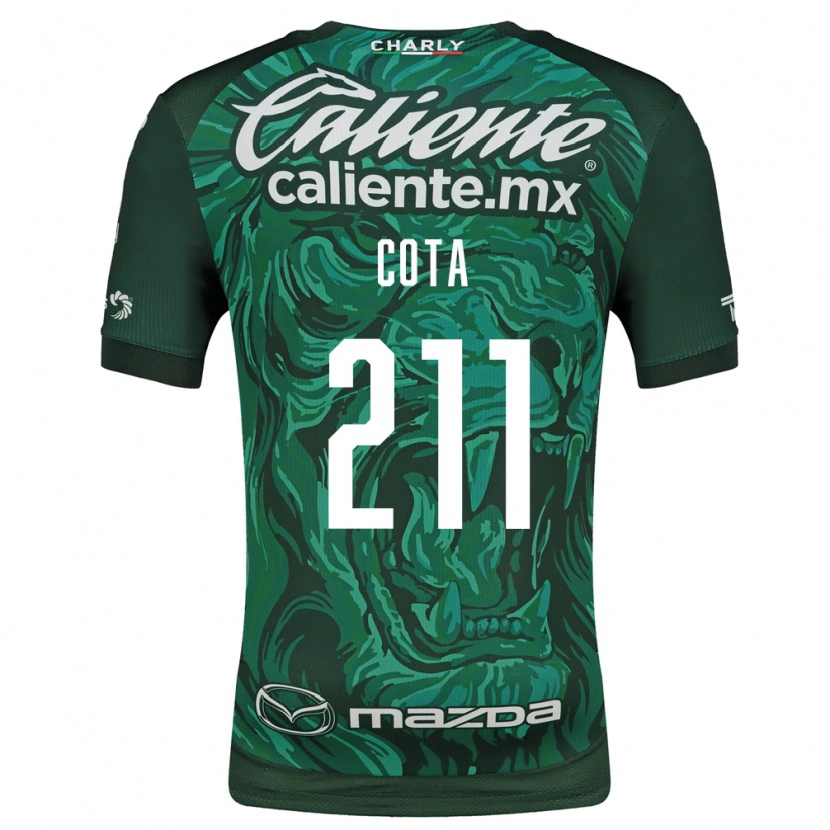 Danxen Pánské Luis Cota #211 Zelená Černá Domů Hráčské Dresy 2026/27 Dres