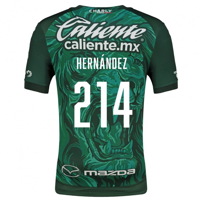 Danxen Pánské Iván Hernández #214 Zelená Černá Domů Hráčské Dresy 2026/27 Dres