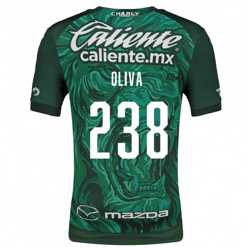 Danxen Pánské Emiliano Oliva #238 Zelená Černá Domů Hráčské Dresy 2026/27 Dres