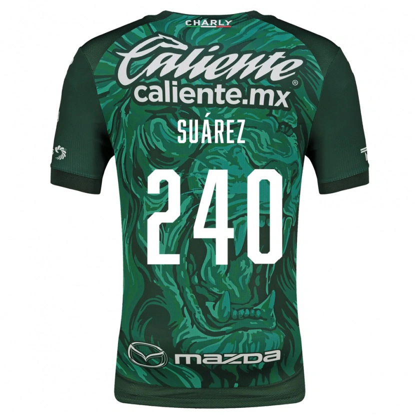 Danxen Pánské Donovan Suárez #240 Zelená Černá Domů Hráčské Dresy 2026/27 Dres