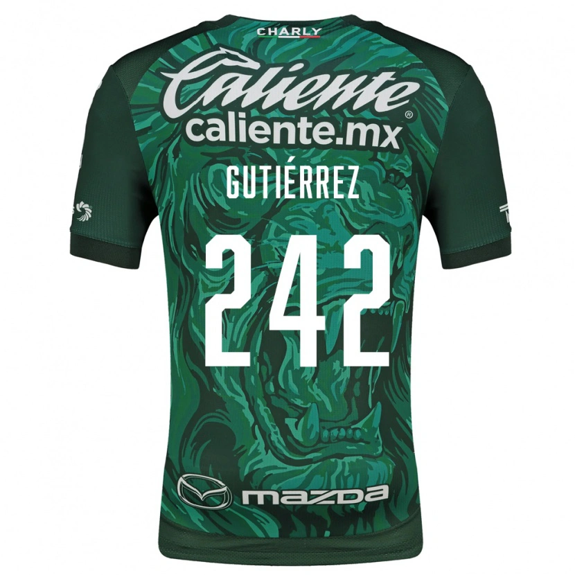 Danxen Pánské Daniel Gutiérrez #242 Zelená Černá Domů Hráčské Dresy 2026/27 Dres