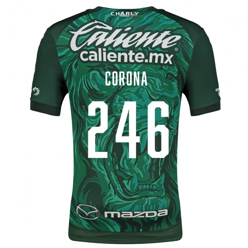 Danxen Pánské Michael Corona #246 Zelená Černá Domů Hráčské Dresy 2026/27 Dres