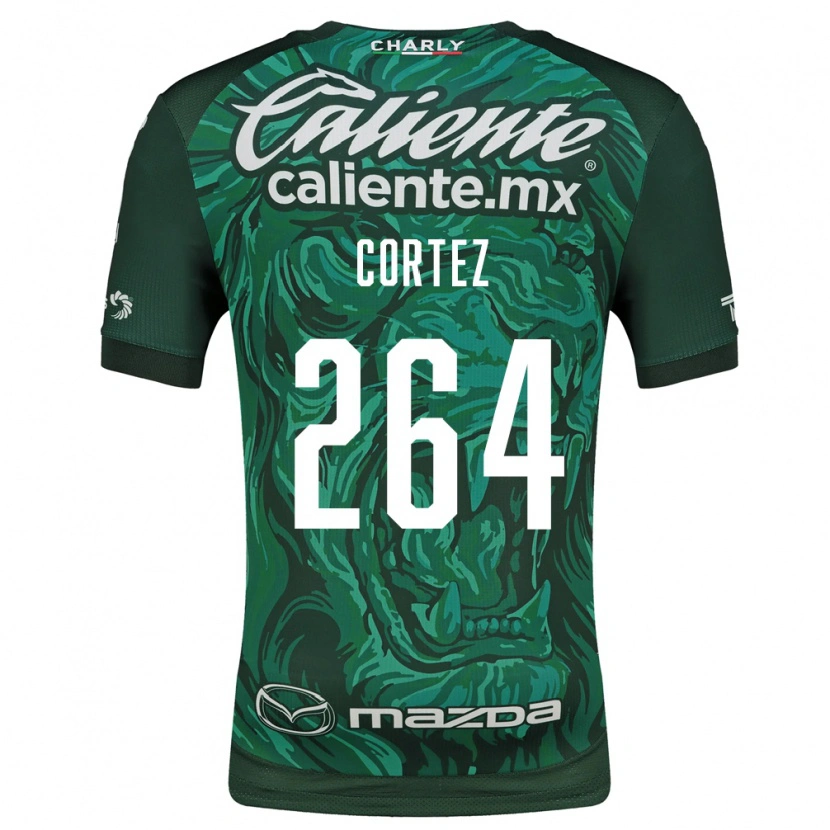 Danxen Pánské Enrique Cortez #264 Zelená Černá Domů Hráčské Dresy 2026/27 Dres