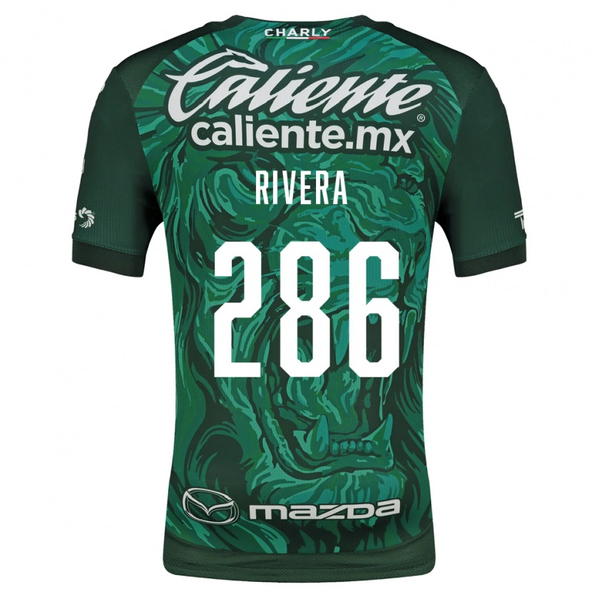 Danxen Pánské Marcelo Rivera #286 Zelená Černá Domů Hráčské Dresy 2026/27 Dres