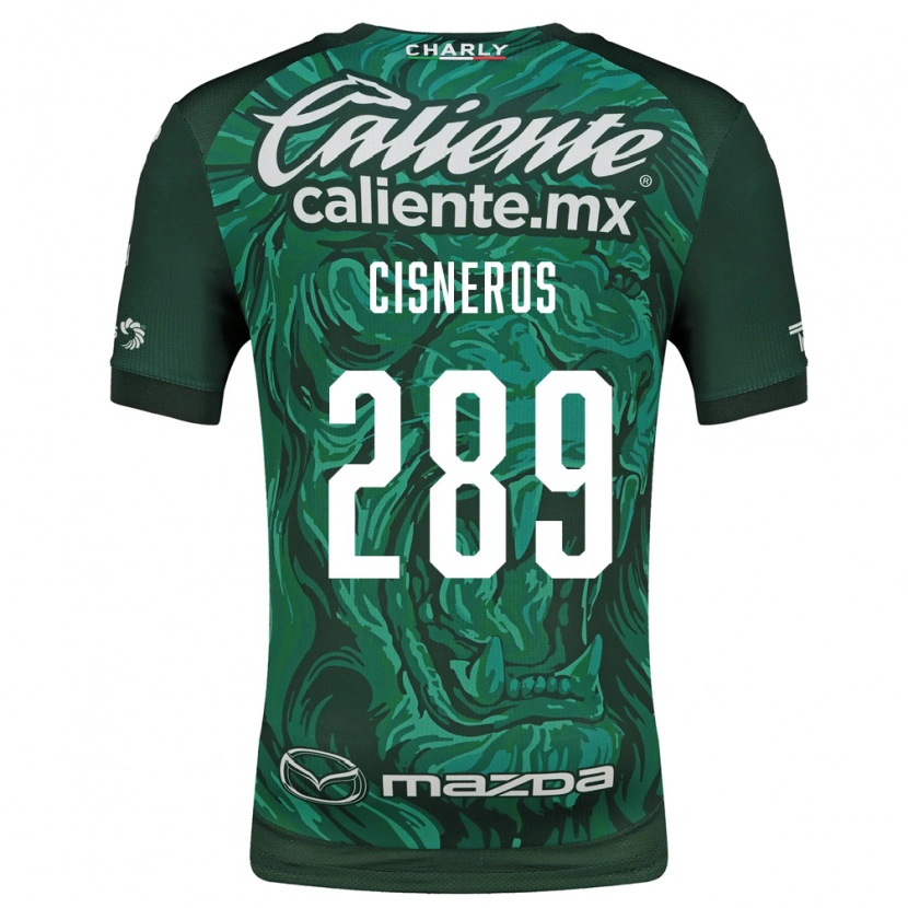 Danxen Pánské Santiago Cisneros #289 Zelená Černá Domů Hráčské Dresy 2026/27 Dres