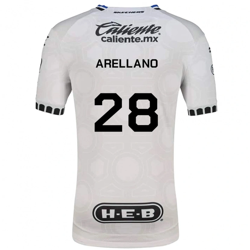 Danxen Pánské Jesús Arellano #28 Bílá Černá Modrá Domů Hráčské Dresy 2026/27 Dres
