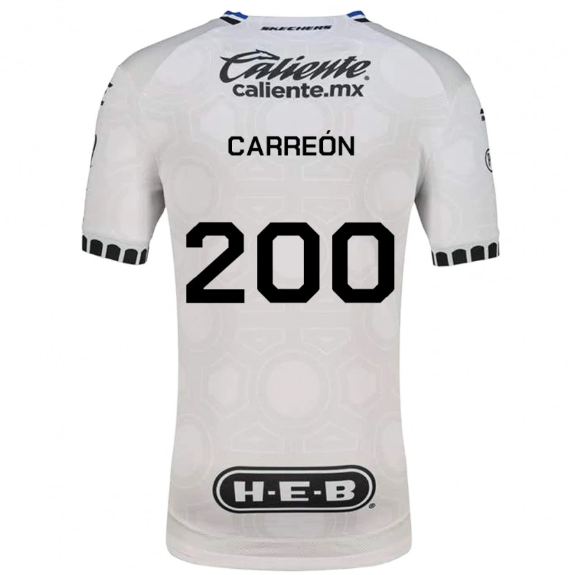 Danxen Pánské Cristian Carreón #200 Bílá Černá Modrá Domů Hráčské Dresy 2026/27 Dres