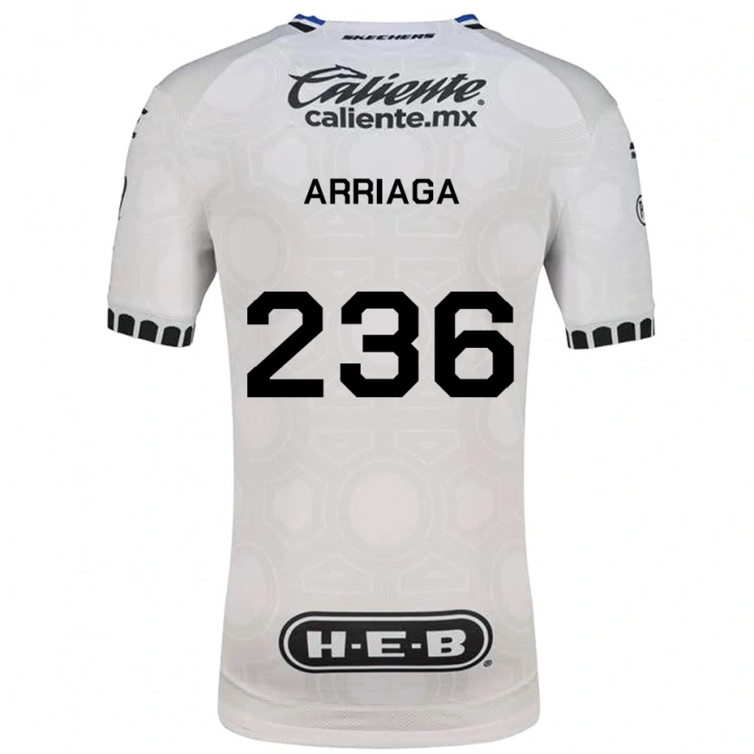 Danxen Pánské Cristopher Arriaga #236 Bílá Černá Modrá Domů Hráčské Dresy 2026/27 Dres