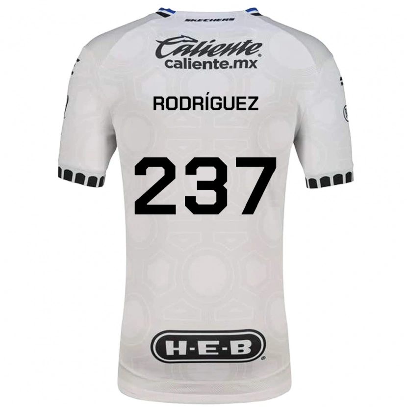 Danxen Pánské Nicolás Rodríguez #237 Bílá Černá Modrá Domů Hráčské Dresy 2026/27 Dres