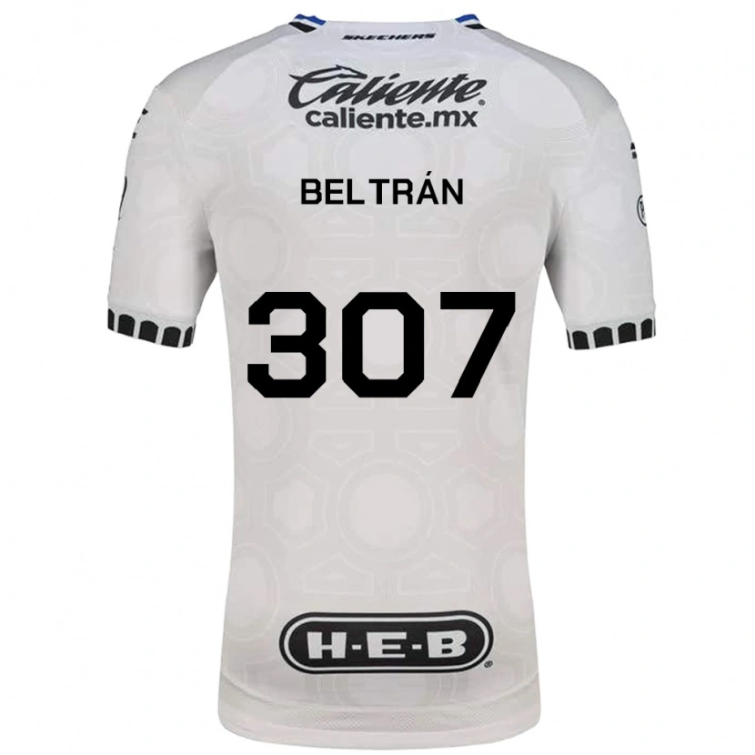 Danxen Pánské Gael Beltrán #307 Bílá Černá Modrá Domů Hráčské Dresy 2026/27 Dres