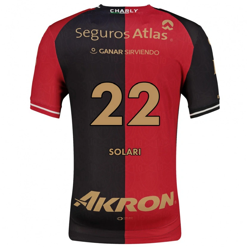 Danxen Pánské Augusto Solari #22 Červená Černá Hnědá Domů Hráčské Dresy 2026/27 Dres