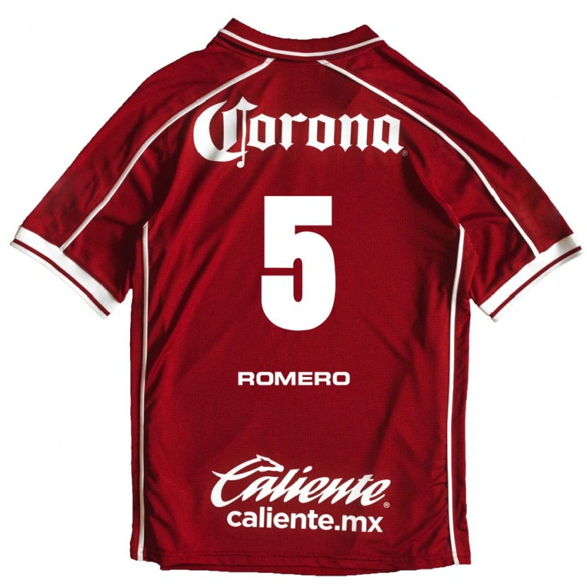 Danxen Pánské Franco Romero #5 Bílá Červená Domů Hráčské Dresy 2026/27 Dres
