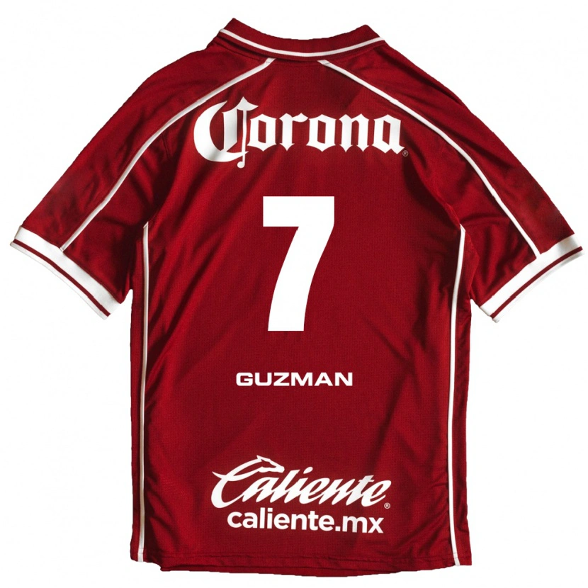 Danxen Pánské Víctor Guzmán #7 Bílá Červená Domů Hráčské Dresy 2026/27 Dres