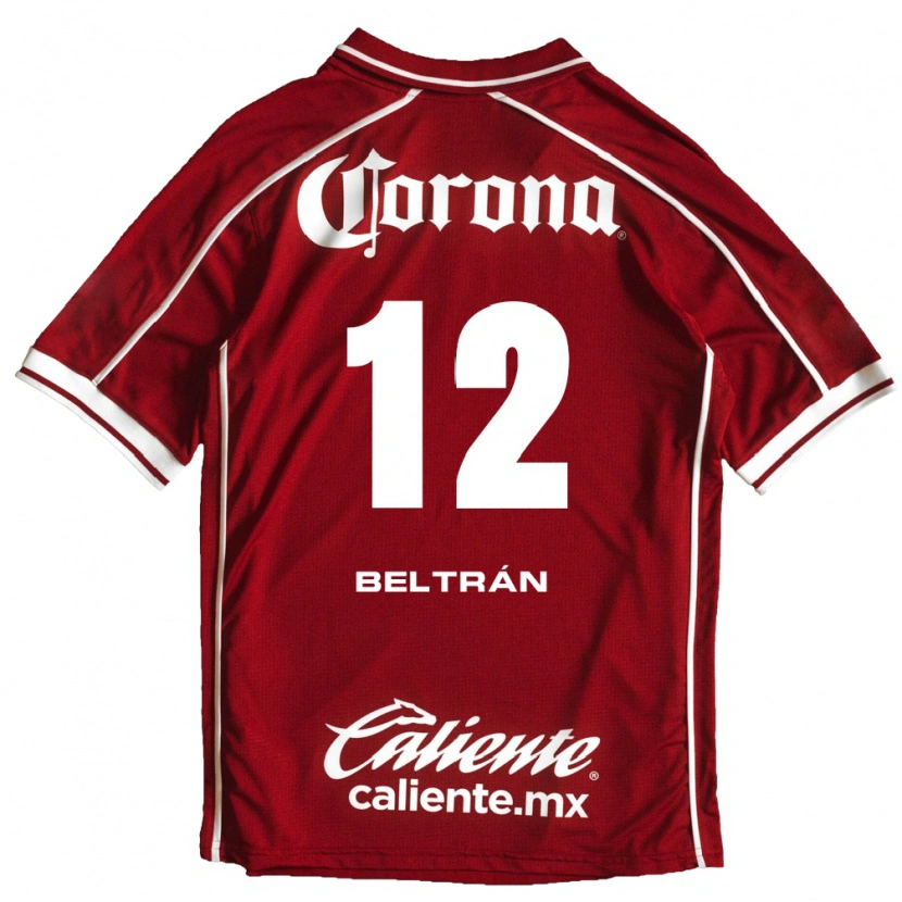 Danxen Pánské Ronaldo Beltrán #12 Bílá Červená Domů Hráčské Dresy 2026/27 Dres