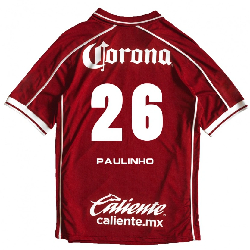 Danxen Pánské Paulinho #26 Bílá Červená Domů Hráčské Dresy 2026/27 Dres