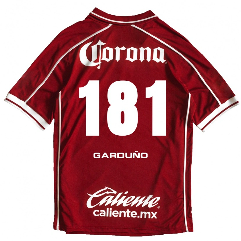 Danxen Pánské Carlos Garduño #181 Bílá Červená Domů Hráčské Dresy 2026/27 Dres