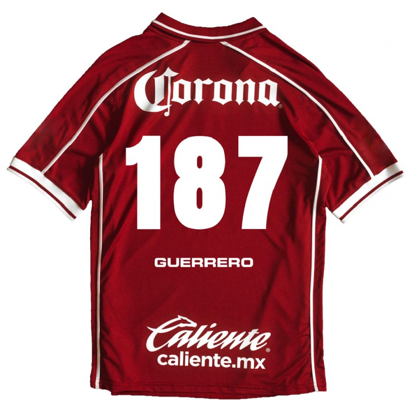 Danxen Pánské Dominic Guerrero #187 Bílá Červená Domů Hráčské Dresy 2026/27 Dres