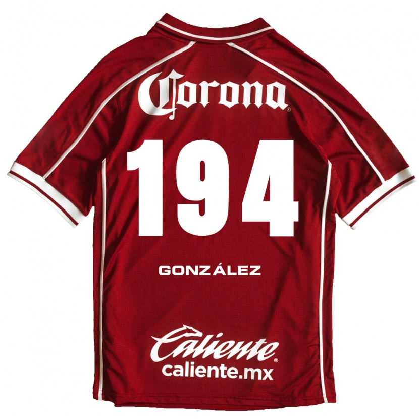 Danxen Pánské Cristopher González #194 Bílá Červená Domů Hráčské Dresy 2026/27 Dres