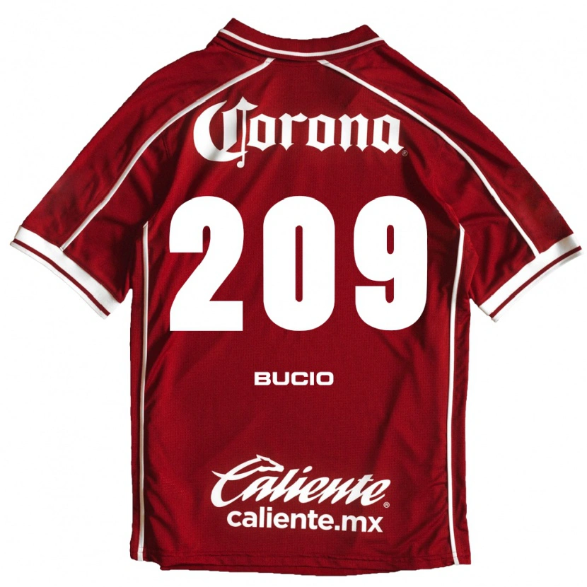 Danxen Pánské Sebastián Bucio #209 Bílá Červená Domů Hráčské Dresy 2026/27 Dres