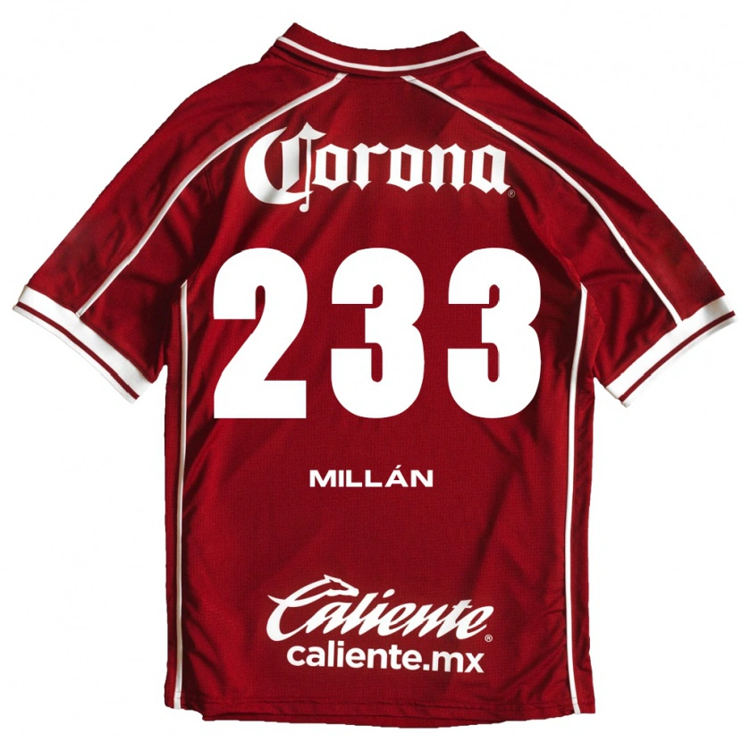 Danxen Pánské Dariel Millán #233 Bílá Červená Domů Hráčské Dresy 2026/27 Dres