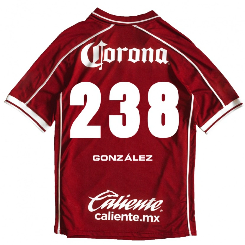 Danxen Pánské Geovani González #238 Bílá Červená Domů Hráčské Dresy 2026/27 Dres