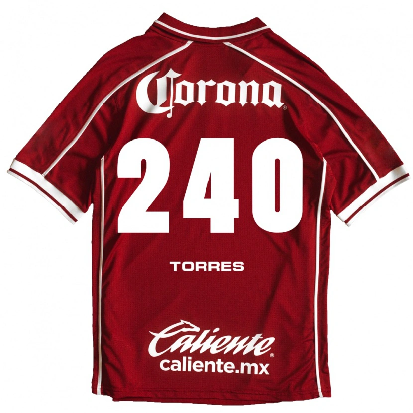 Danxen Pánské Santiago Torres #240 Bílá Červená Domů Hráčské Dresy 2026/27 Dres