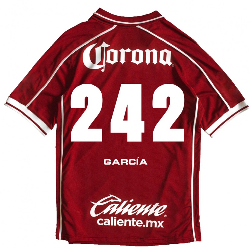 Danxen Pánské Alejandro García #242 Bílá Červená Domů Hráčské Dresy 2026/27 Dres