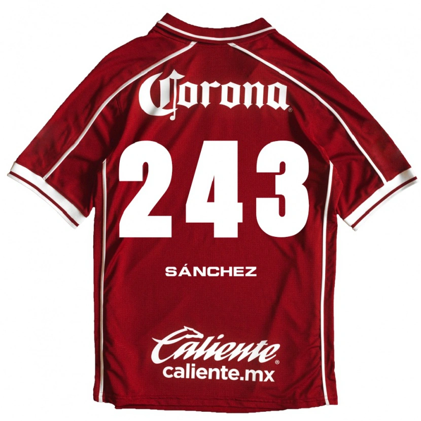 Danxen Pánské Cedric Sánchez #243 Bílá Červená Domů Hráčské Dresy 2026/27 Dres