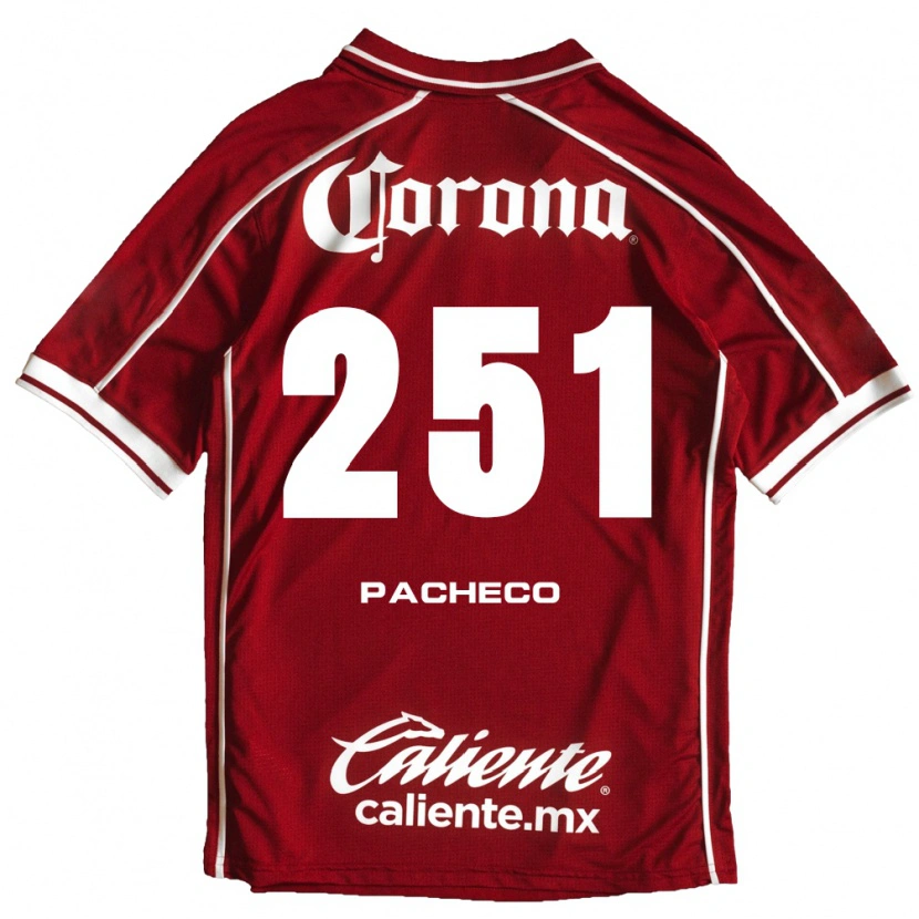 Danxen Pánské Yael Pacheco #251 Bílá Červená Domů Hráčské Dresy 2026/27 Dres