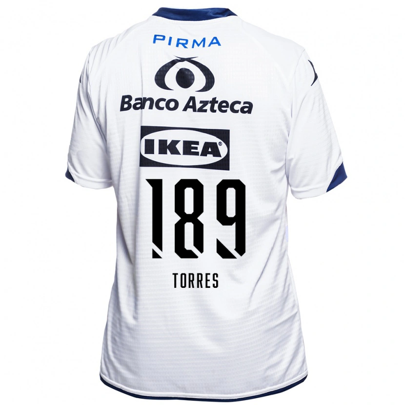 Danxen Pánské Dylan Torres #189 Bílá Černá Modrá Domů Hráčské Dresy 2026/27 Dres