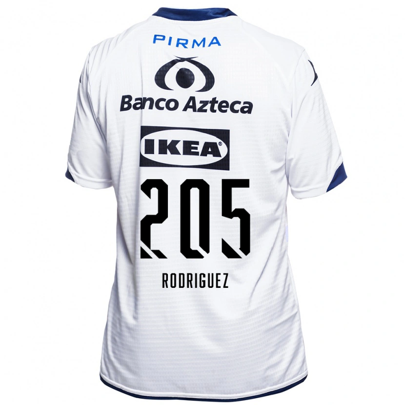 Danxen Pánské Alberto Rodríguez #205 Bílá Černá Modrá Domů Hráčské Dresy 2026/27 Dres