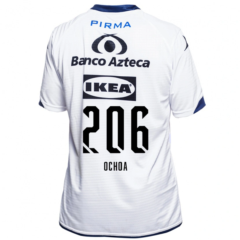 Danxen Pánské Barúc Ochoa #206 Bílá Černá Modrá Domů Hráčské Dresy 2026/27 Dres