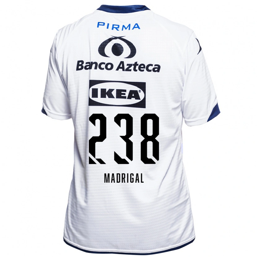 Danxen Pánské David Madrigal #238 Bílá Černá Modrá Domů Hráčské Dresy 2026/27 Dres
