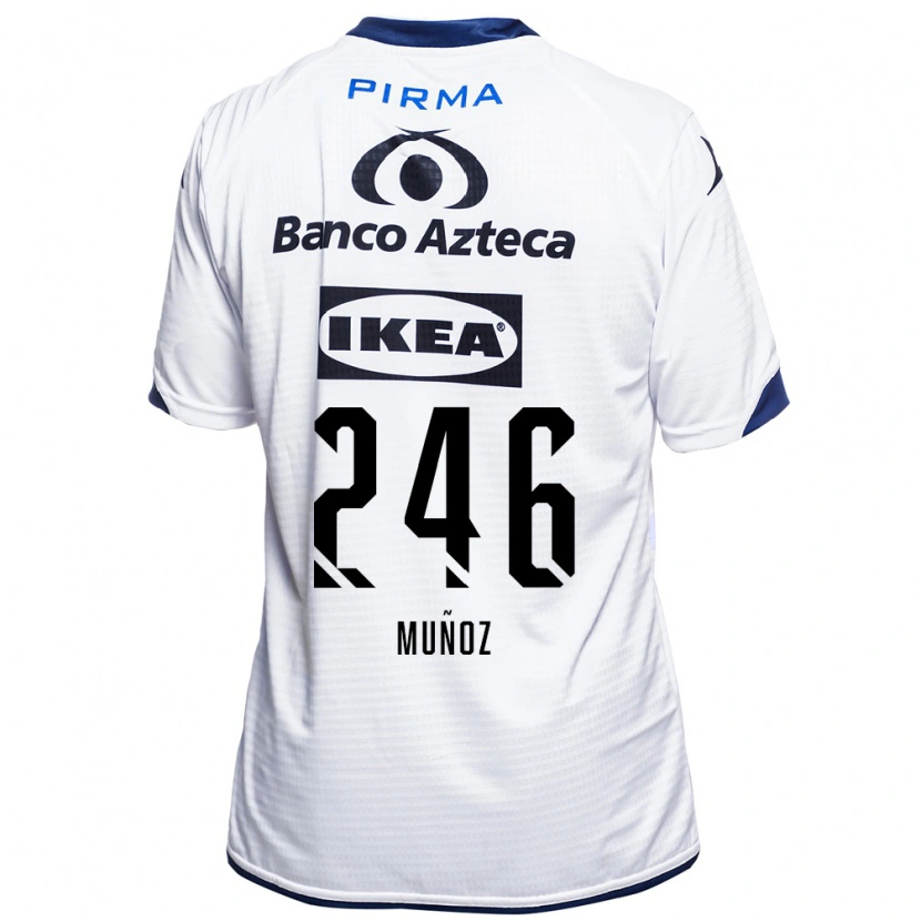 Danxen Pánské Zamier Muñoz #246 Bílá Černá Modrá Domů Hráčské Dresy 2026/27 Dres