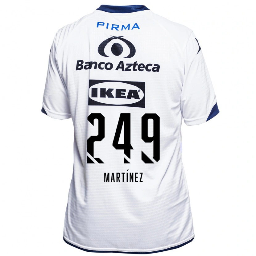 Danxen Pánské Juan Martínez #249 Bílá Černá Modrá Domů Hráčské Dresy 2026/27 Dres