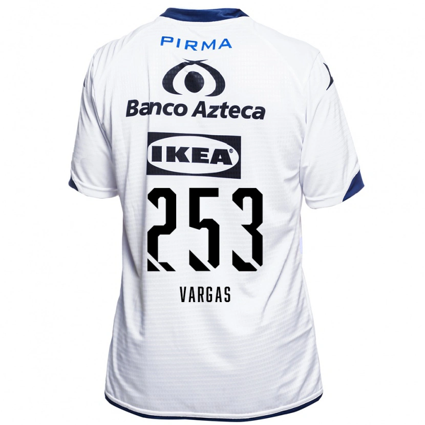 Danxen Pánské Edwin Vargas #253 Bílá Černá Modrá Domů Hráčské Dresy 2026/27 Dres