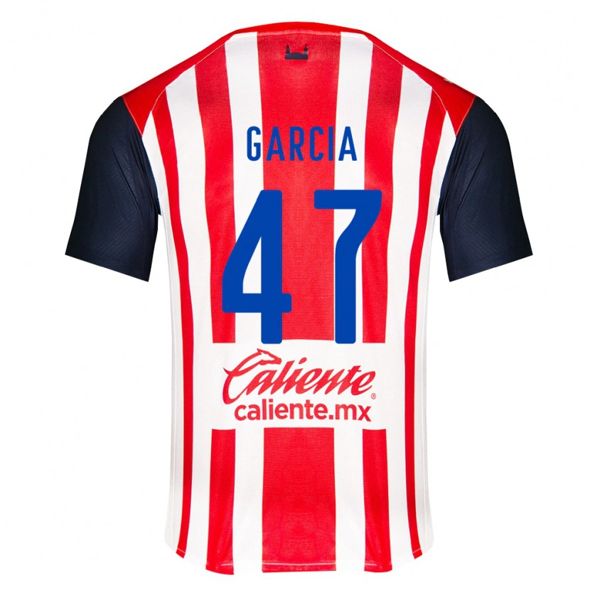Danxen Pánské Gael García #47 Červená Černá Bílá Domů Hráčské Dresy 2026/27 Dres