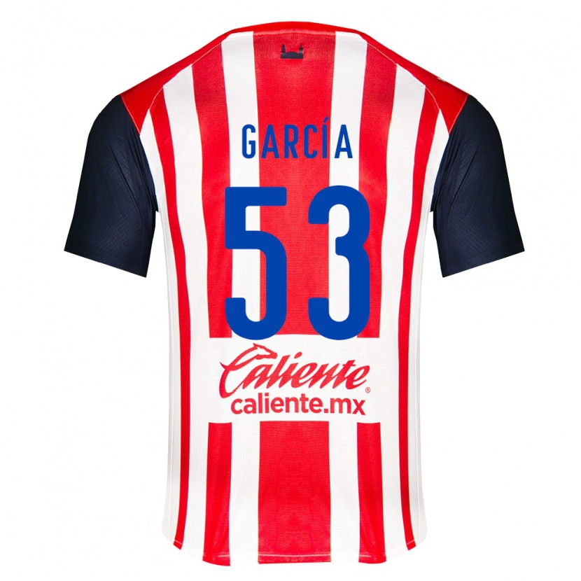 Danxen Pánské Uziel García #53 Červená Černá Bílá Domů Hráčské Dresy 2026/27 Dres