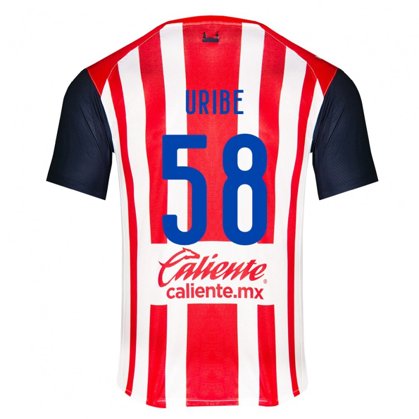 Danxen Pánské Juan Uribe #58 Červená Černá Bílá Domů Hráčské Dresy 2026/27 Dres