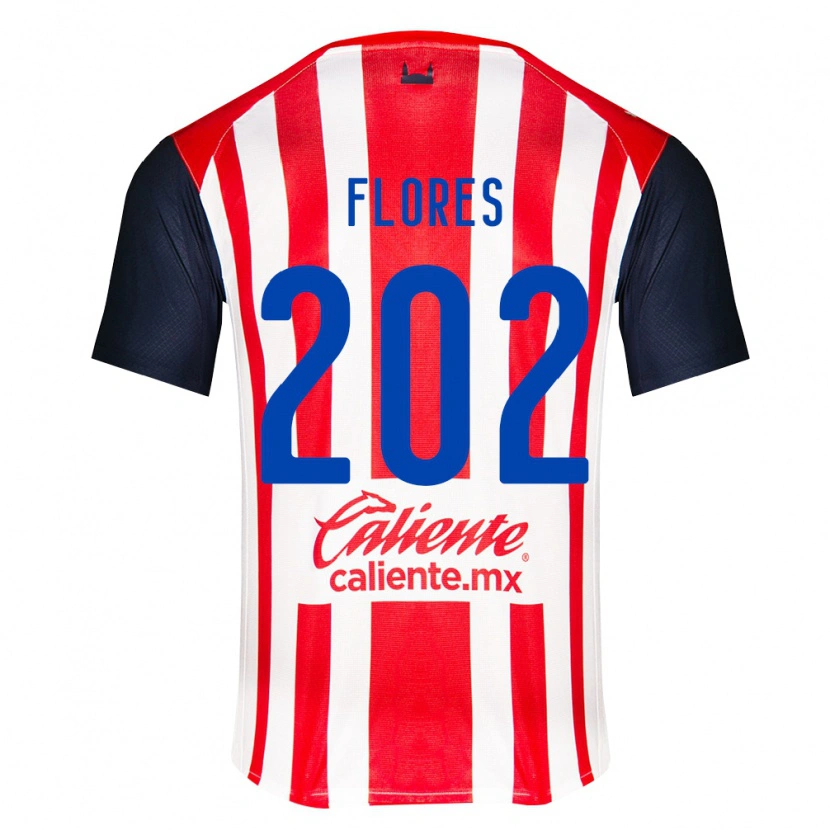 Danxen Pánské Daniel Flores #202 Červená Černá Bílá Domů Hráčské Dresy 2026/27 Dres