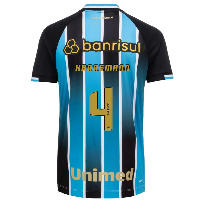 Danxen Pánské Walter Kannemann #4 Modrá Hnědá Černá Domů Hráčské Dresy 2026/27 Dres