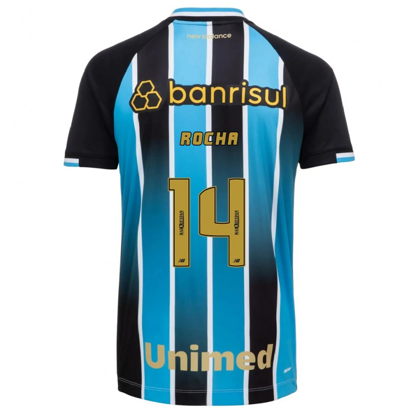 Danxen Pánské Marcos Rocha #14 Modrá Hnědá Černá Domů Hráčské Dresy 2026/27 Dres