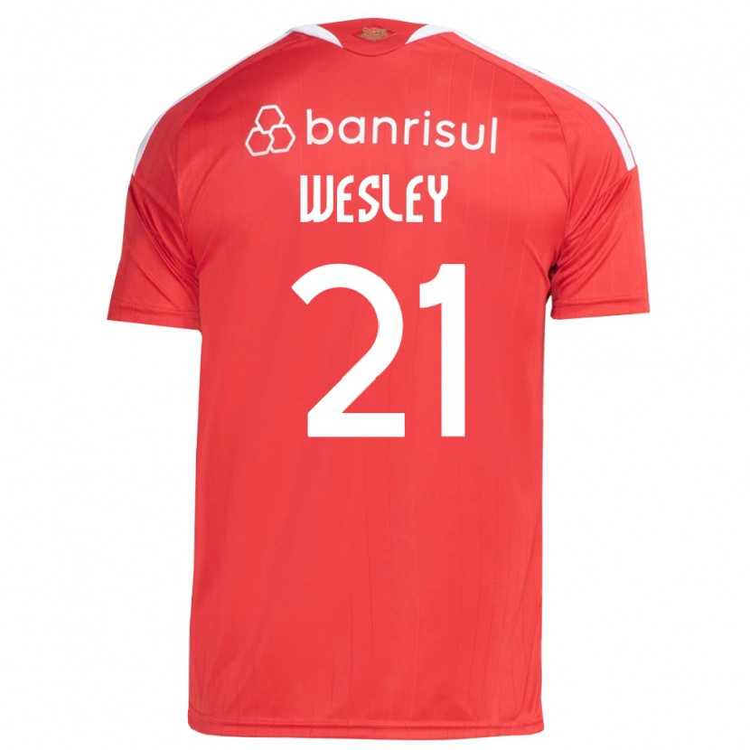 Danxen Pánské Wesley #21 Červená Bílá Domů Hráčské Dresy 2026/27 Dres