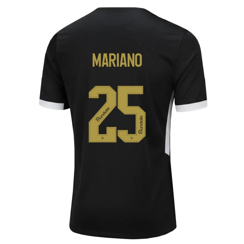 Danxen Pánské Mariano #25 Černá Bílá Žlutá Domů Hráčské Dresy 2026/27 Dres